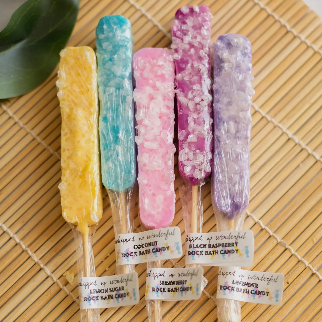 Luxurious Bath Salt Rock Candy