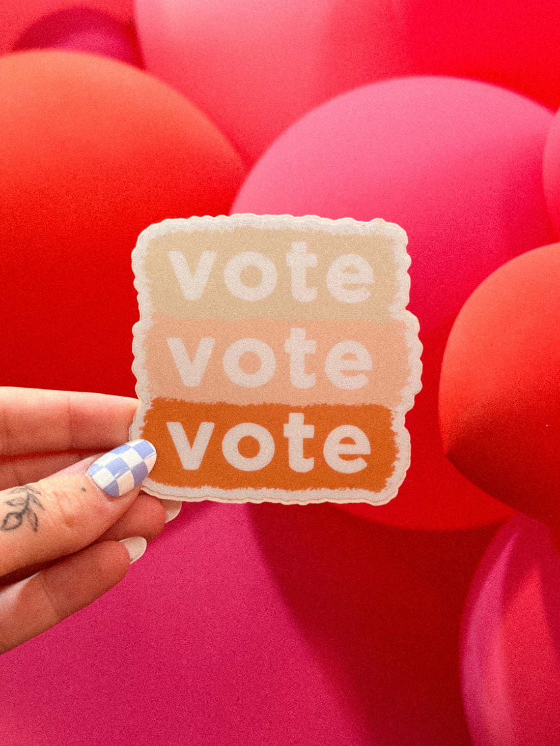 “Vote Vote Vote” Vinyl sticker