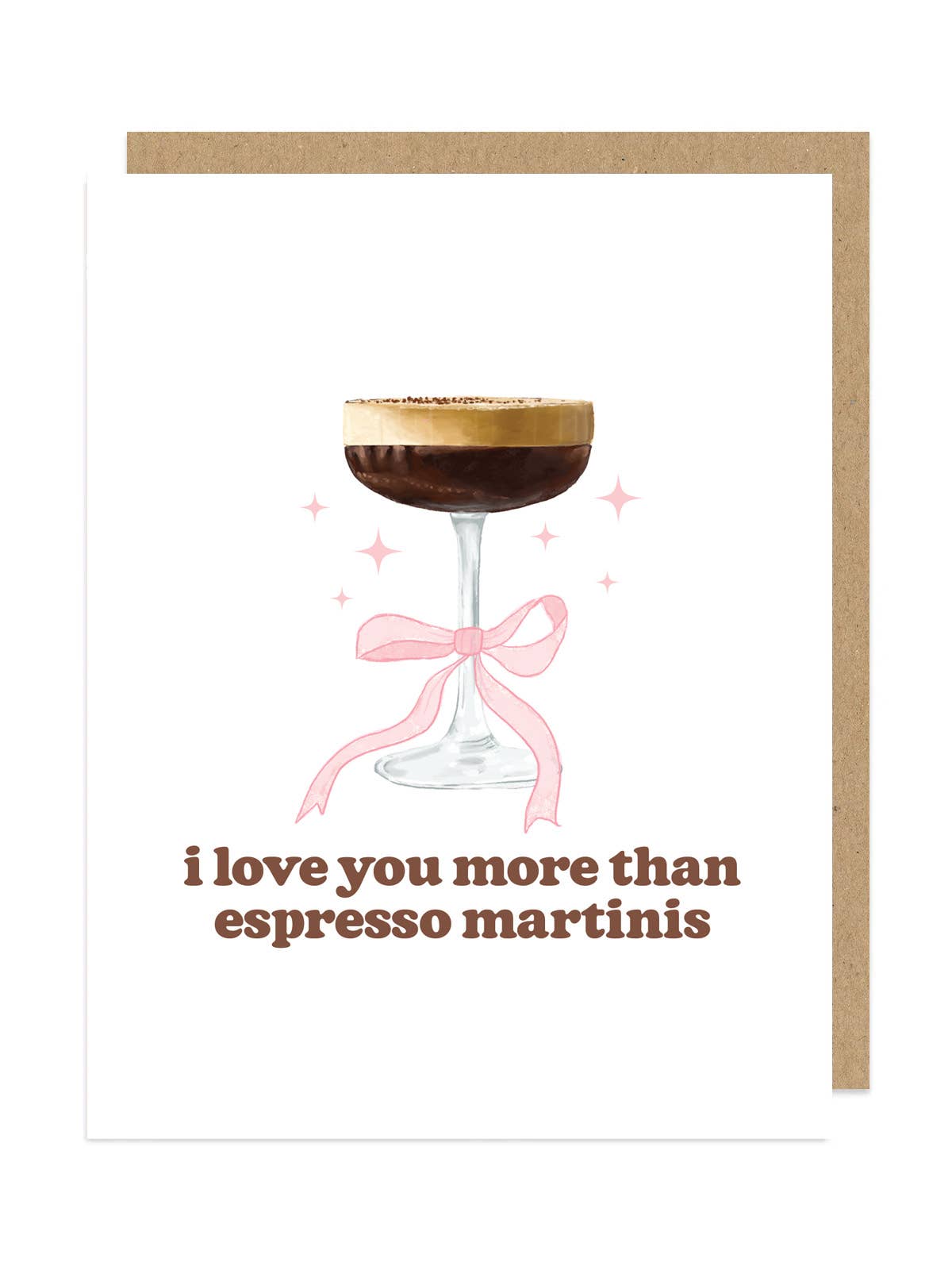 "Espresso Martini" Valentines Greeting Card