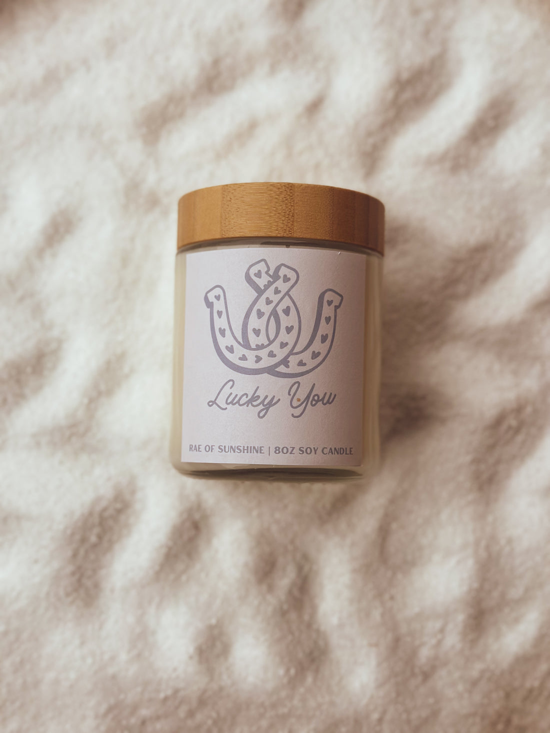 Coastal Cowgirl | &quot;Lucky You&quot; Handmade Eco-Friendly Soy Wax Candle