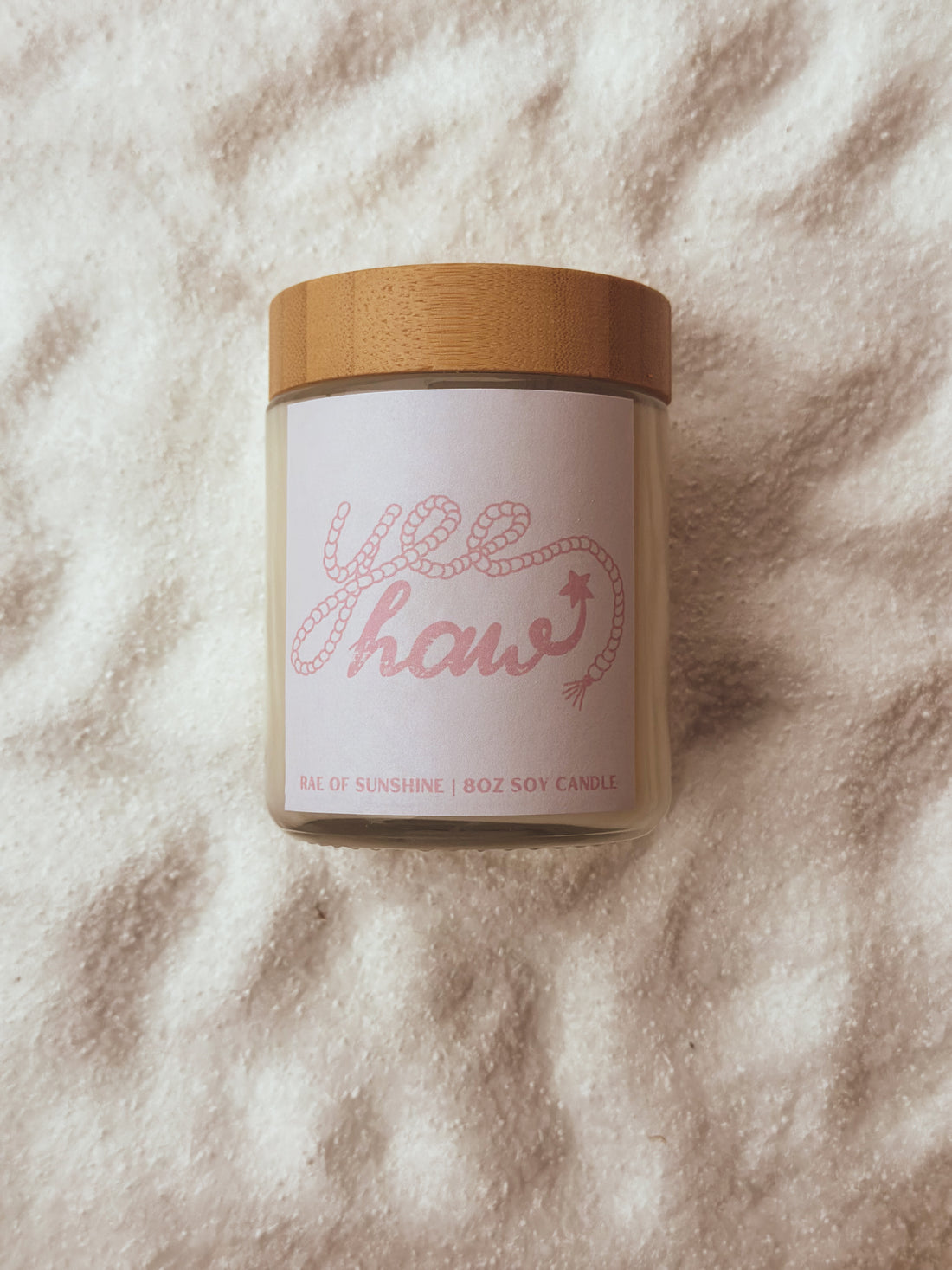 Coastal Cowgirl | &quot;Yee Haw&quot; Handmade Eco-Friendly Soy Wax Candle