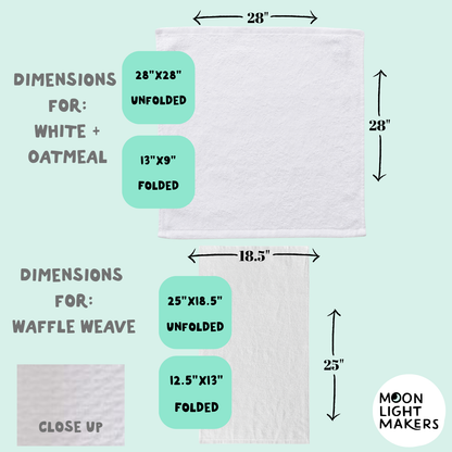 Colorful Kitchen Towels - Mentally at the Beach: