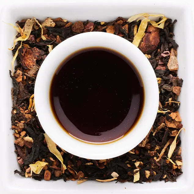 The Tea Spot | &quot;Adobe Sunrise&quot; Mushroom Infused, Fermented Black Tea