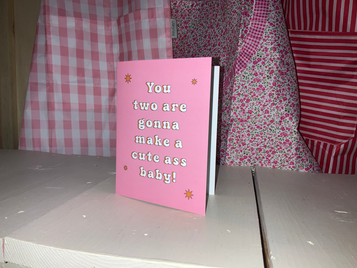 “Cute A** Baby” Greeting Card