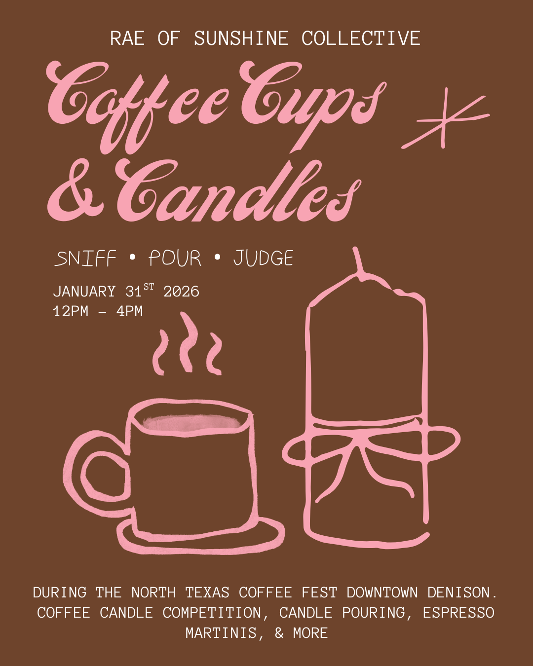 Coffee Cups + Candles Tickets