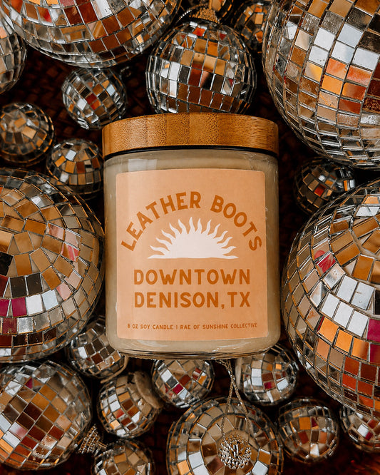 Leather Boots- Standard Candle