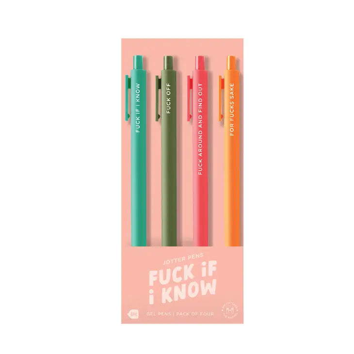 Rae of Sunshine | Fuck If I Know Pen Pack 4 ct.