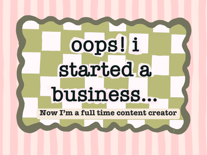 Oops! I Started a Business | Canva + Branding Workshop – General Ticket
