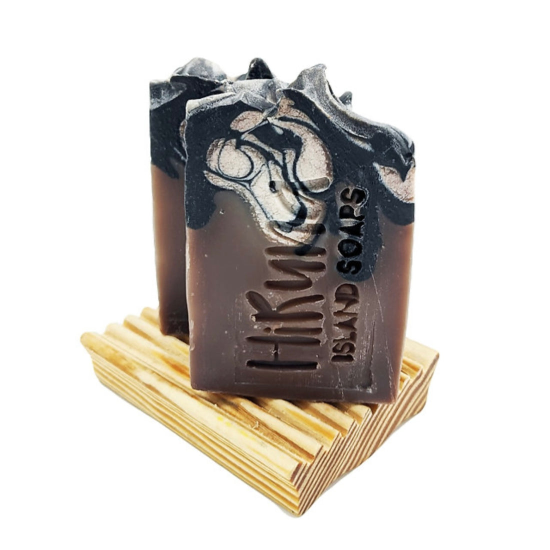 HiRuna Island Soaps | &quot;Black Coral&quot; Handmade Bar Soap